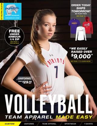 2017 Ares Sportswear Volleyball Catalog