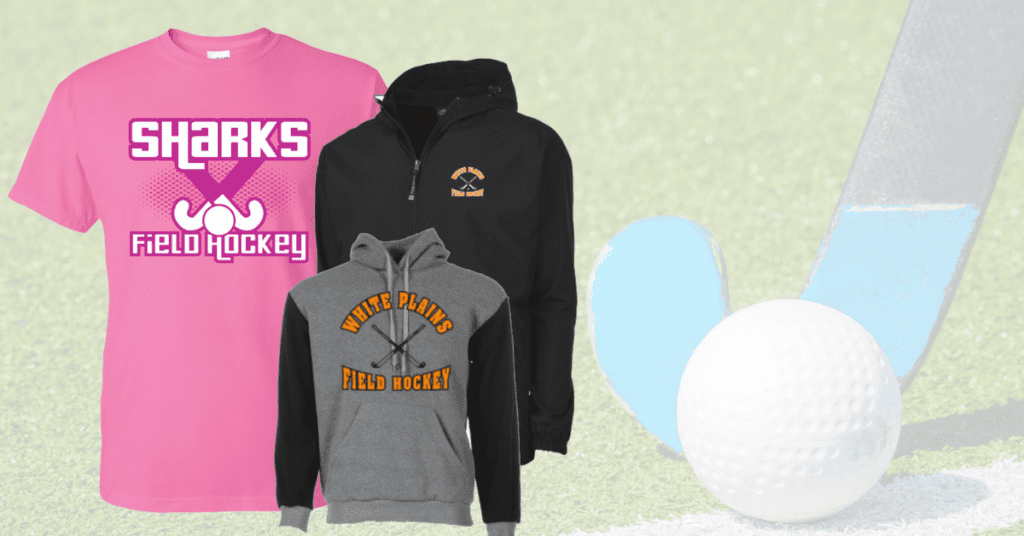 Custom apparel and spirit wear for field hockey is growing in popularity for ARES Sportswear