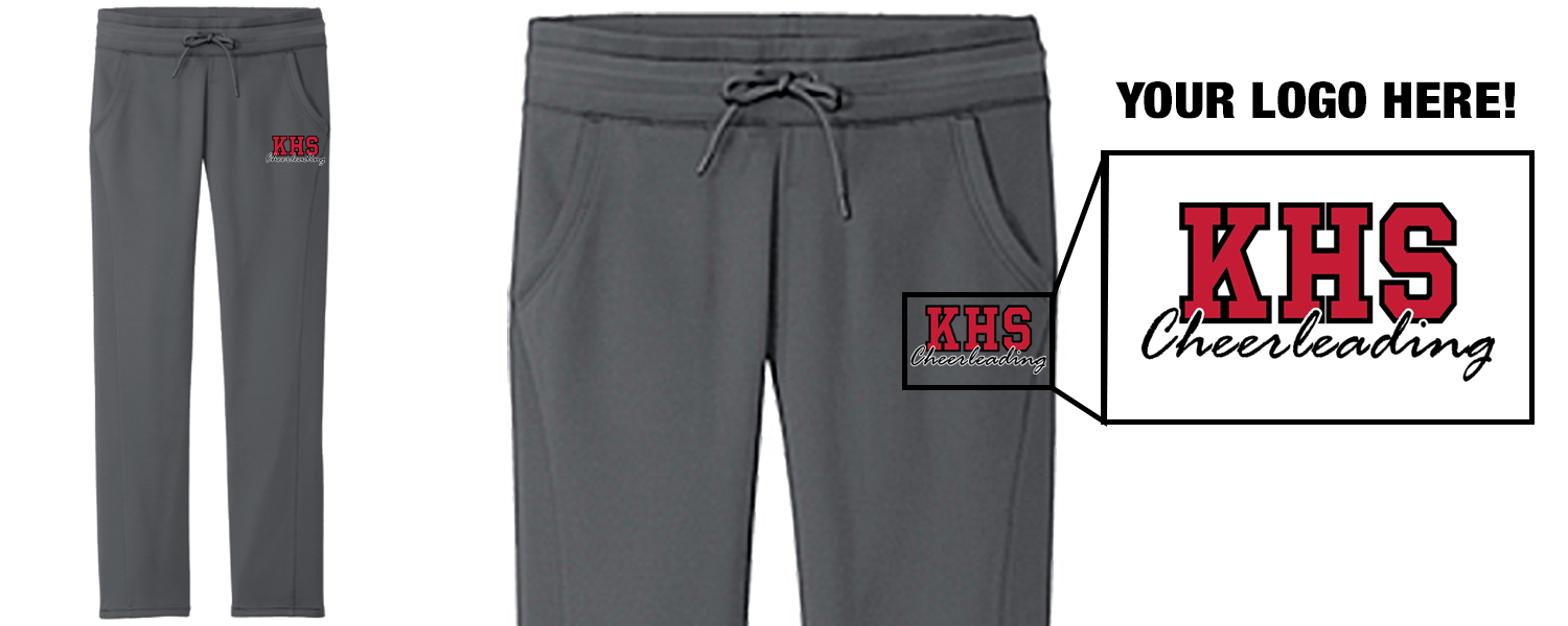 Cheer Sweatpants Logo Larger KHS Cheerleading (2)