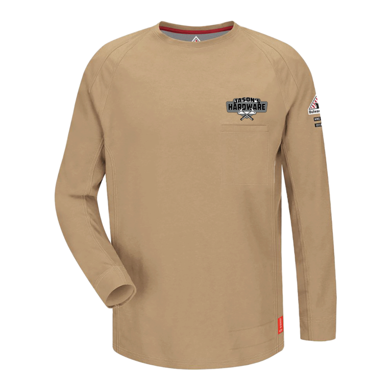 Brown long sleeve Bulwark t-shirt