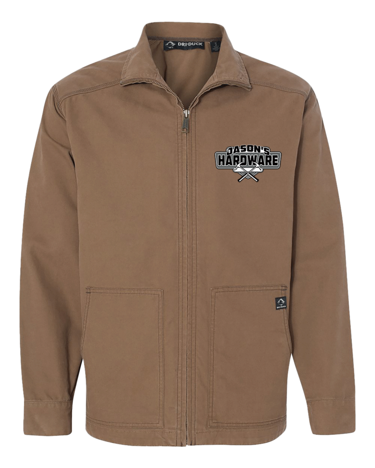 Brown zip up jacket